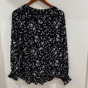 Black and White Women's Top